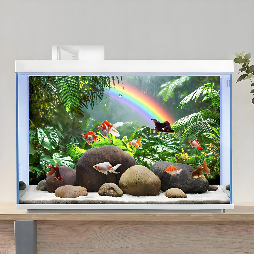 Aquarium Fish Rainbow - Tęcza z lasu deszczowego, malowidło na