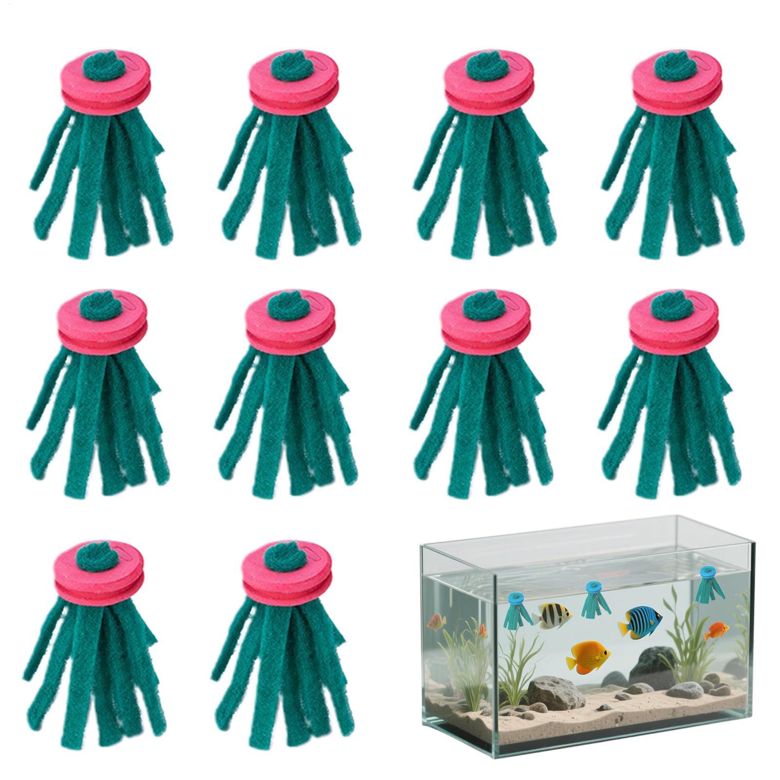 Aquarium Fish Food - 10 szt. Dekoracyjny mop do akwarium