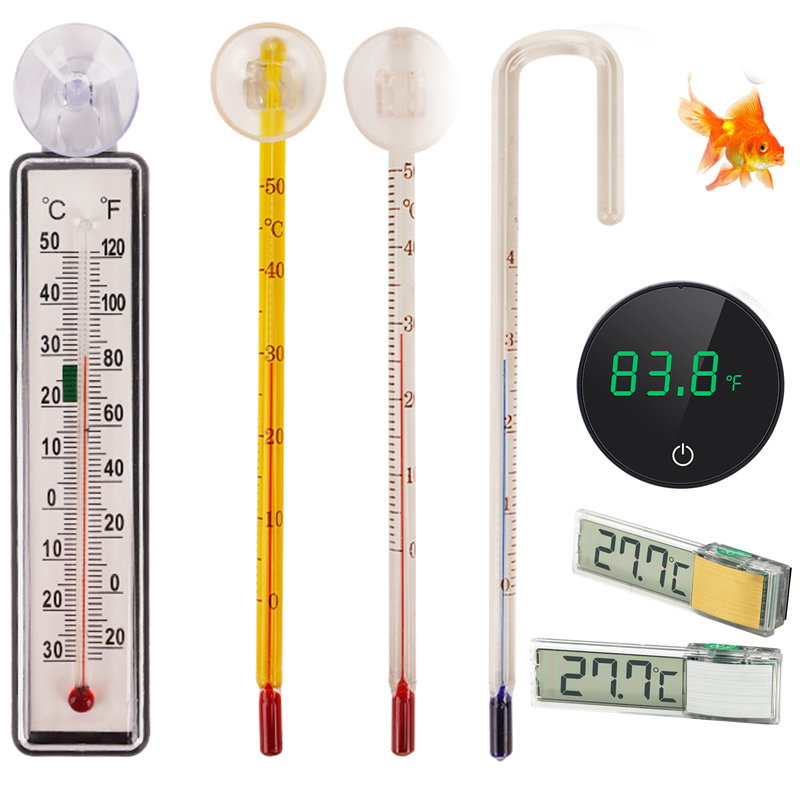 Aquarium Thermometer - Cyfrowy termometr do akwarium z przyssawką,