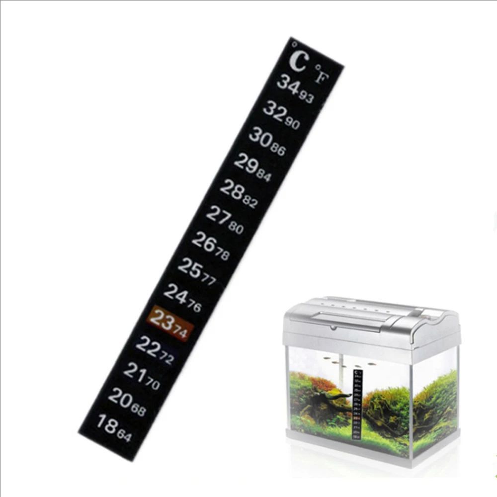 Aquarium Thermometer - 5 szt./10 szt. Naklejki termometryczne do