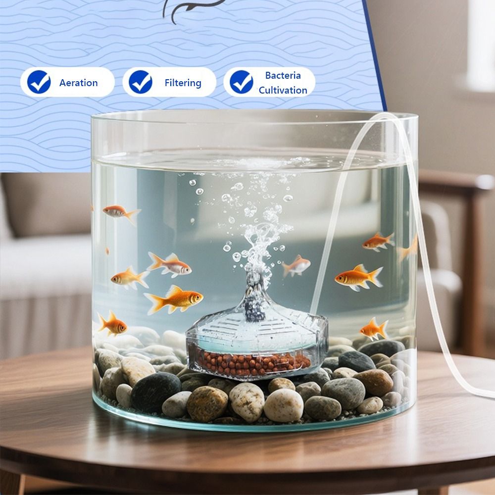 Aquarium Fish For Beginners - Nowy Przenośny Filtr do Akwarium Cienki