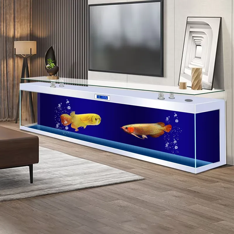 Aquarium Fish Low Maintenance - Kwadratowy stojak pod telewizor, akwarium dla