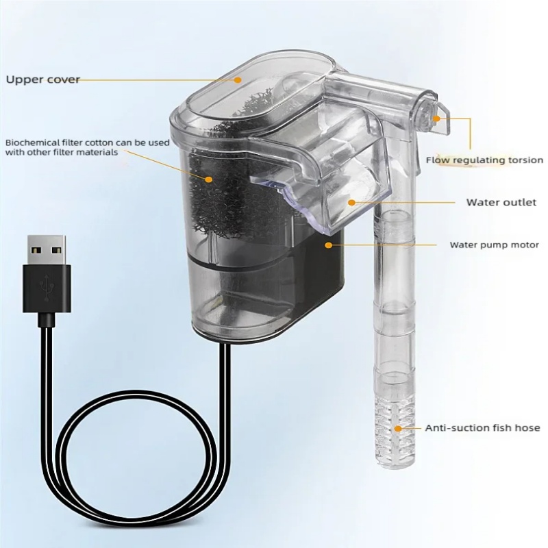 Mini zawieszony filtr USB do a – Aquarium Fish For Beginners recenzja i cena