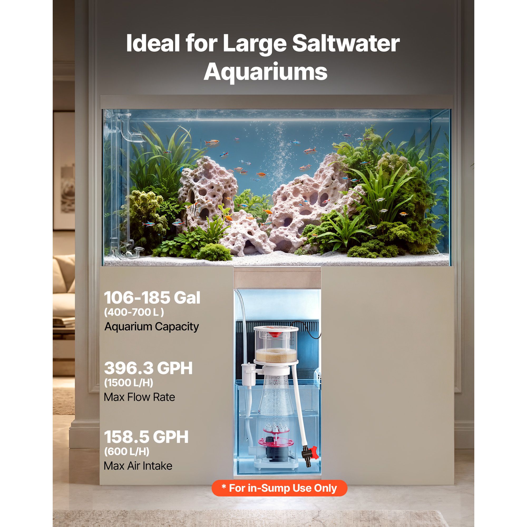 Skimmer proteinowy do akwariów – Protein Skimmer Reef recenzja i cena