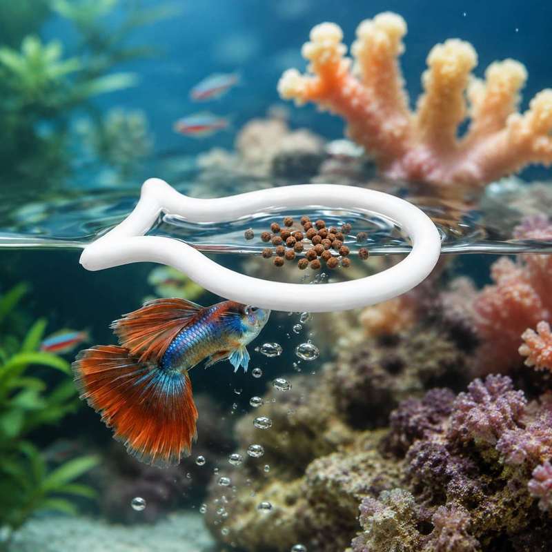 Pływający pierścień do karmien – Aquarium Fish Food recenzja i cena