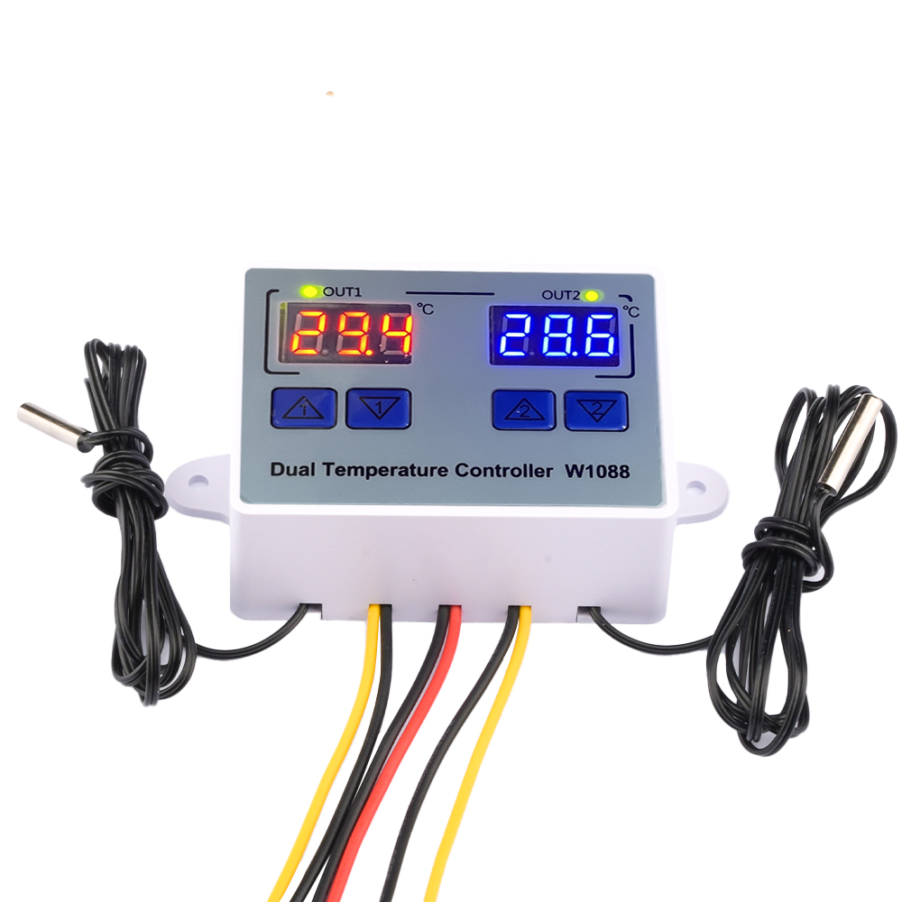 W1088 podwójny LED cyfrowy czu – Aquarium Thermometer recenzja i cena