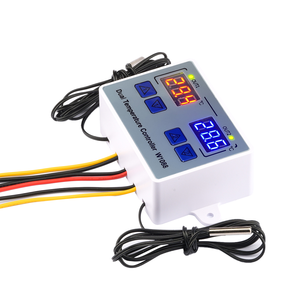 W1088 podwójny LED cyfrowy czu – Aquarium Thermometer recenzja i cena