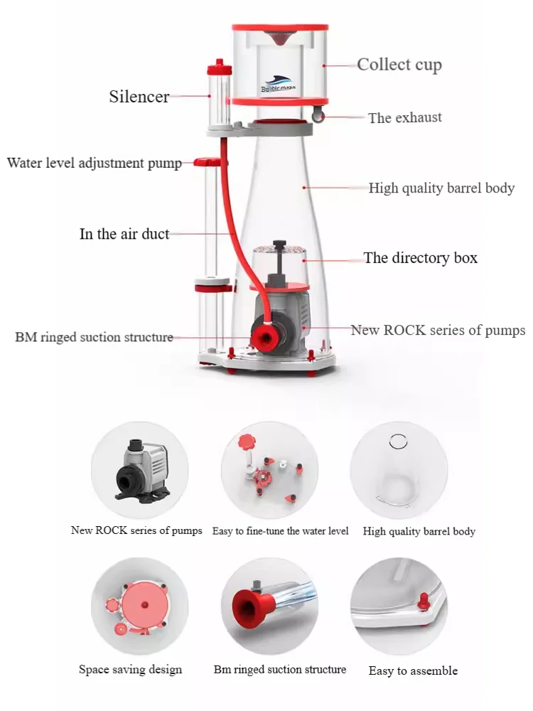 220-240V 50Hz Bubble Magus Cur – Protein Skimmer Reef recenzja i cena