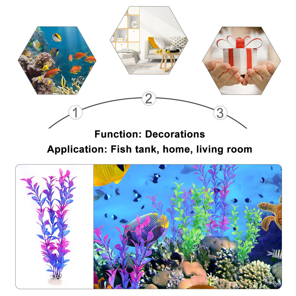 10 sztuk sztucznych roślin wod – Aquarium Fish Low Maintenance recenzja i cena