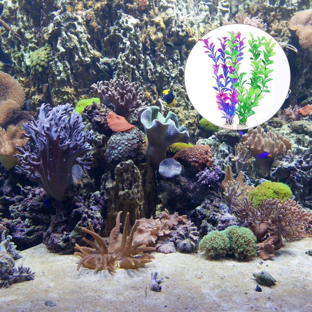 10 sztuk sztucznych roślin wod – Aquarium Fish Low Maintenance recenzja i cena