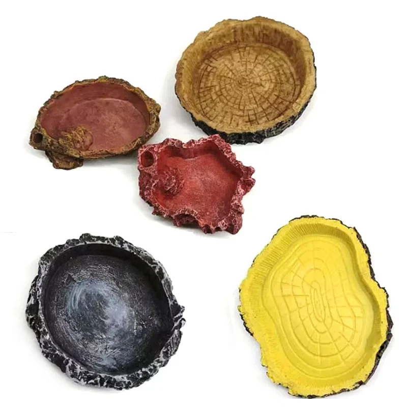 Pet Reptile Feeder Bowl Resin  – Aquarium Fish Food recenzja i cena