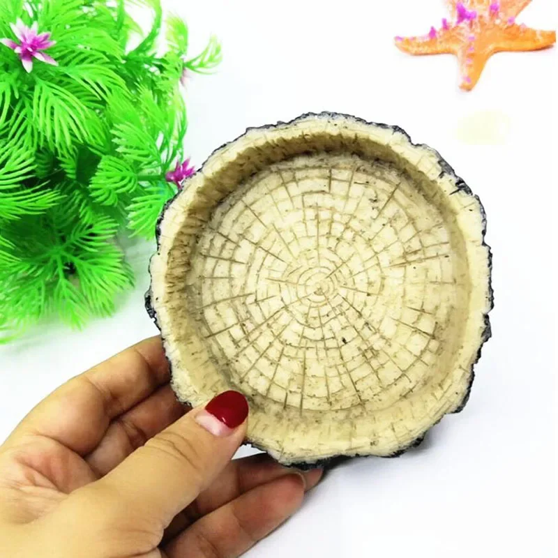 Pet Reptile Feeder Bowl Resin  – Aquarium Fish Food recenzja i cena