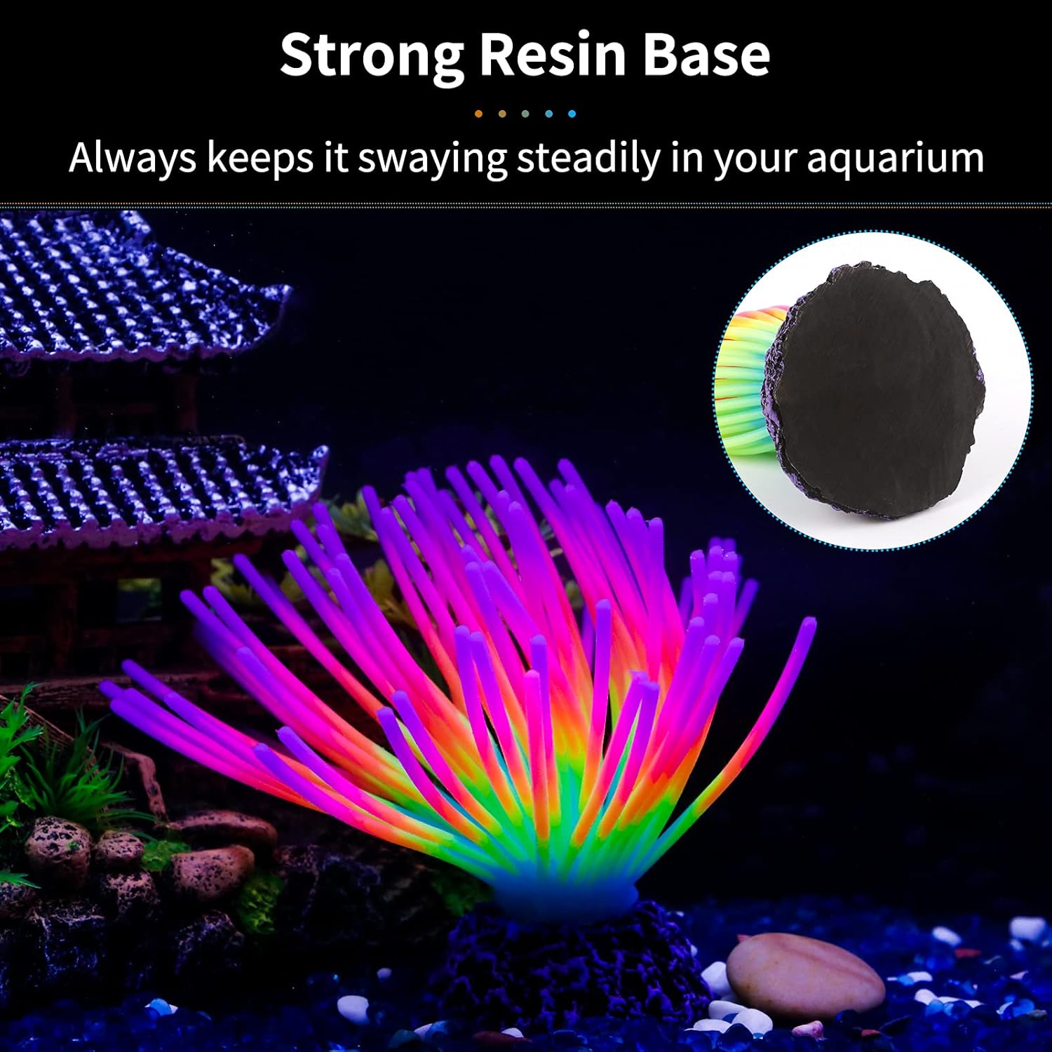 Sztuczna silikonowa ozdoba do  – Aquarium Fish Rainbow recenzja i cena